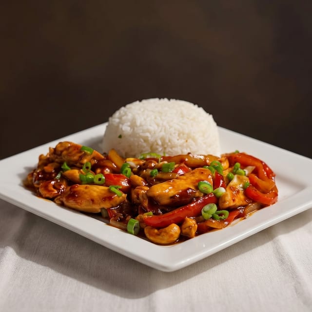 Cashew Chicken.