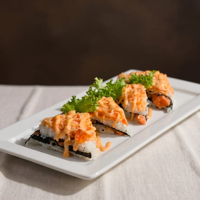 Sushi Pizza Roll.