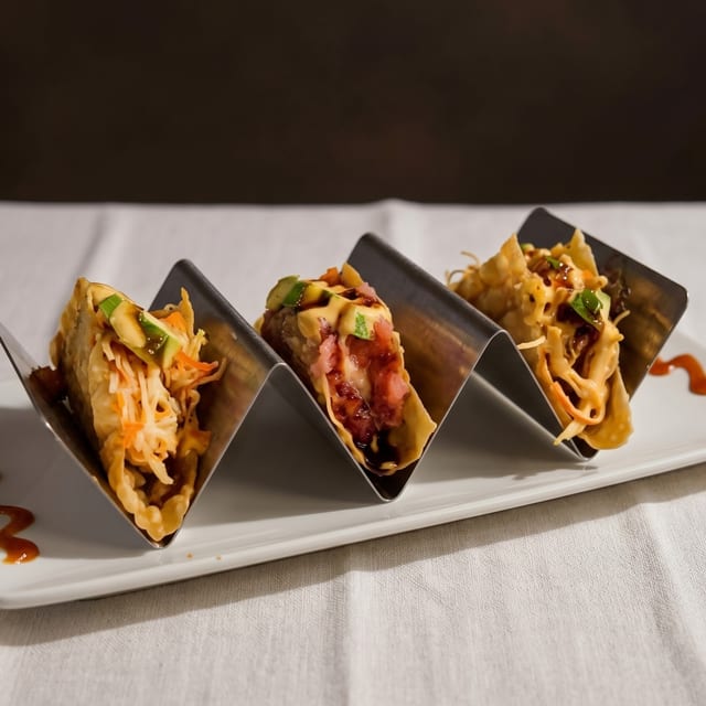 Wonton Tacos.