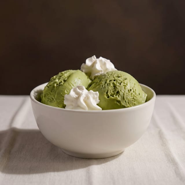 Green Tea Ice Cream.